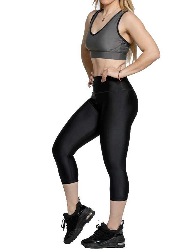 Leggins Tipo Capri Negro - jiyū.com