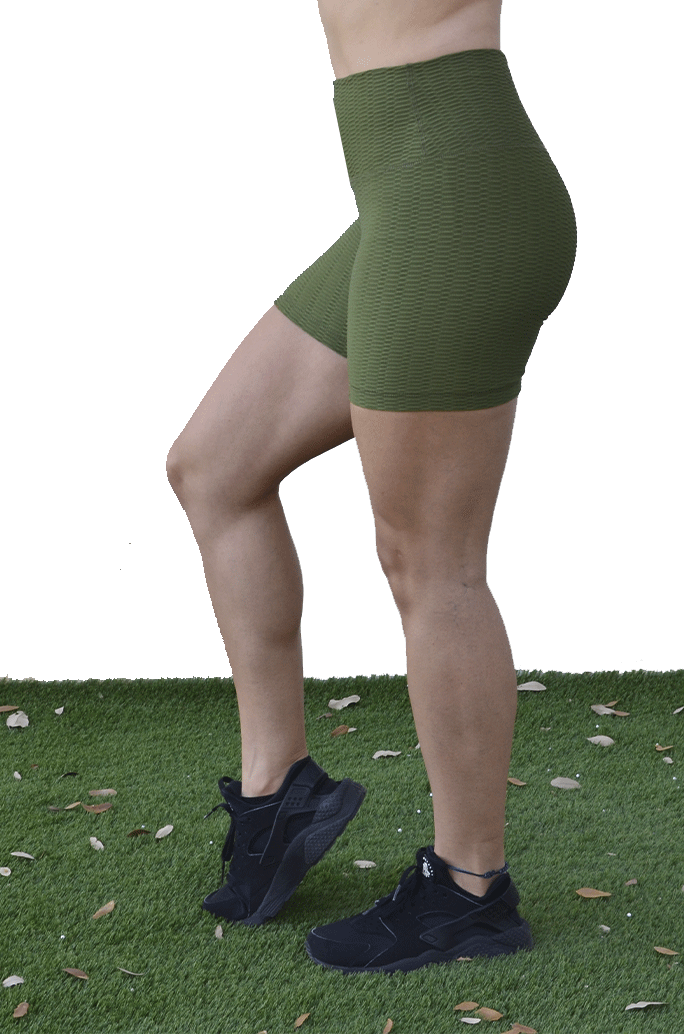 Short Tipo Legging Verde Olivo JSL0013 - jiyū.com